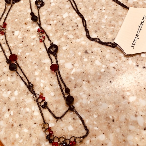 🌈 New! Christopher & Banks Necklace - Picture 1 of 4